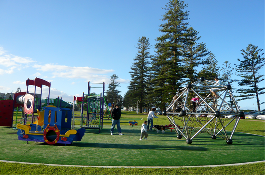 ARET Australian Recreation & Education Tours Wollongong ūrongon kōen asobiba ウーロンゴン　公園　遊び場